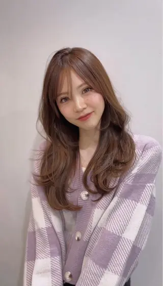 セミロング ✨上品可愛い 垢抜けカラー/後藤✨のヘアスタイル