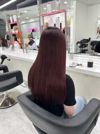 ロング カラー ヘアアレンジ SALOWIN 宇田川店所属・ブリーチなしトレンド SHUSAKUのヘアスタイル