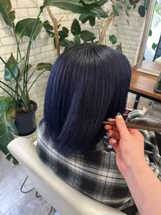 ショート カラー メンズパーマ・ 外川生純美ೀ🌝のヘアスタイル