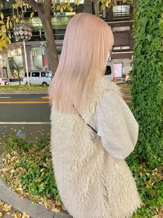 セミロング カラー ミユル/ 盛れるエクステ🎀✨のヘアスタイル