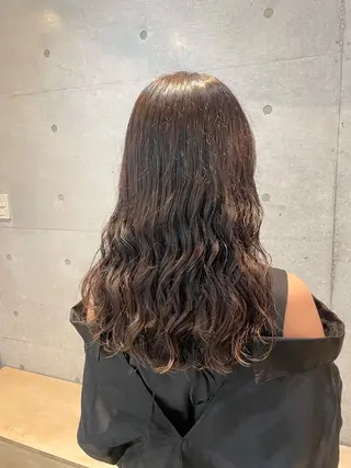 ロング パーマ 【arc】Ruri コテ巻き風パーマのヘアスタイル