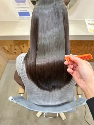 セミロング 【縮毛矯正】湊谷 健太のヘアスタイル