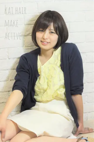 ミディアム 坂東 秀幸のヘアスタイル