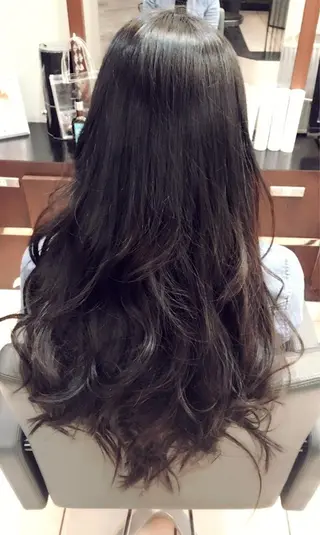 ロング カラー ヘアアレンジ MODE K's松原 YUMIのヘアスタイル
