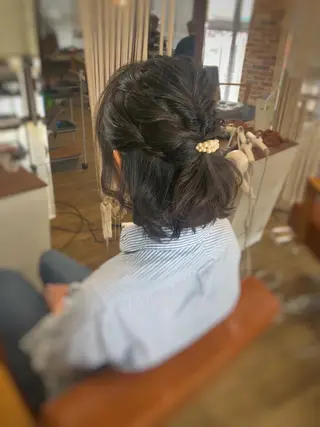 ショート ヘアアレンジ Optima Hair所属・川本 あゆのヘアスタイル