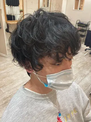 ミディアム パーマ Dream30所属・Dream30 miyuのヘアスタイル