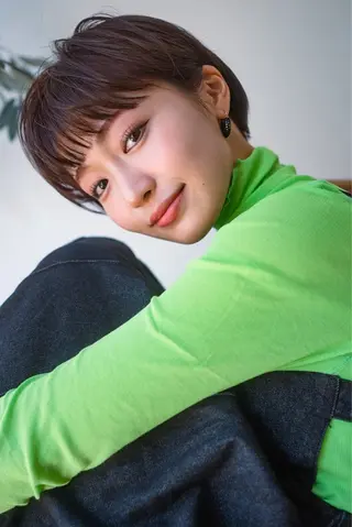 ショート シャドウパーマ/ 波巻パーマYu-Kiのヘアスタイル