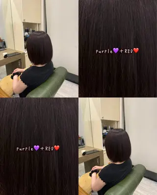 ミディアム カラー Hair&beauty the B  岡崎店所属・磯貝七海/カラー /縮毛矯正/スパのヘアスタイル