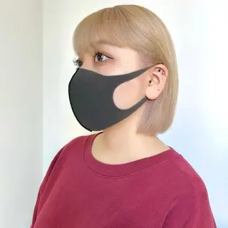 ショート カラー 韓国ヘア /男女❄️ 細江 美紅のヘアスタイル