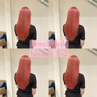 ロング カラー ピンクカラー🎀/ ミルクティー🍼花音のヘアスタイル