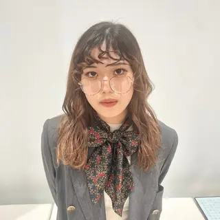 セミロング ヘアアレンジ .⋆⟡💖 Marin💖⟡⋆.のヘアスタイル