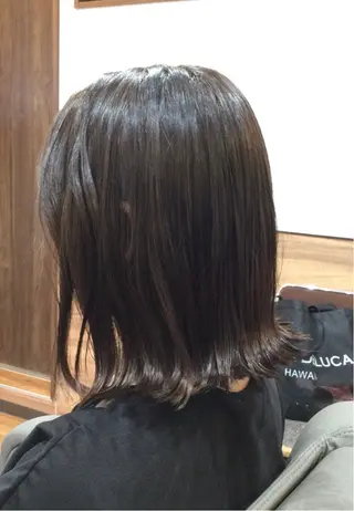 ミディアム カラー Annon プライベートサロンのヘアスタイル