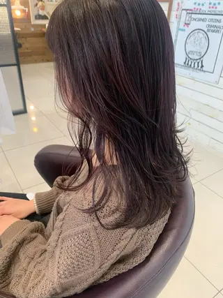 カラー 黒田瀬奈/ボブ まろやかベージュのヘアスタイル