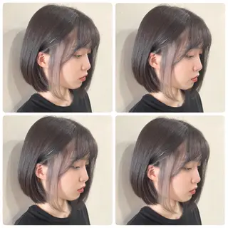 ショート カラー 京都大人女性ショート 徒歩1分/秋山のヘアスタイル