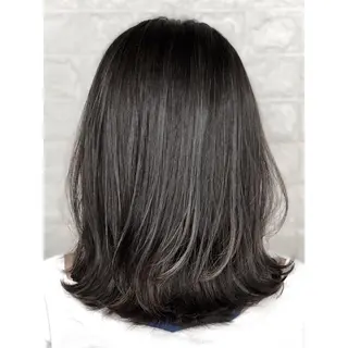 ミディアム カラー KIZU 髪質改善 オカルト怪談のヘアスタイル