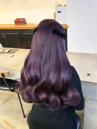 ロング カラー ヘアアレンジ 🎀暖色カラー🎀 ♡yurika♡のヘアスタイル