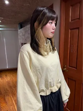 ミディアム カラー mai / linoah˚✧のヘアスタイル