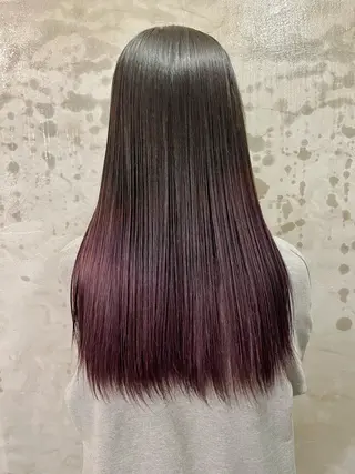 カラー FUJINO RYOのヘアスタイル