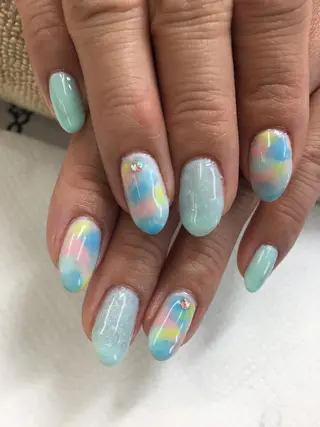 ネイル nail salon＆school felice所属・フェリーチェ瑞江店 新山のネイルデザイン