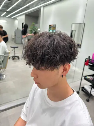 パーマ メンズ joule 藤原沙綾のヘアスタイル