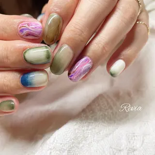 ネイル revia所属・ERI Nailistのネイルデザイン