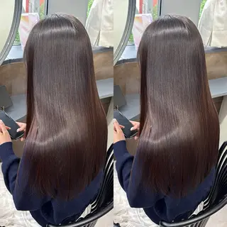 ロング 新宿No.1艶髪矯正 美艶カラー/FUKAのヘアスタイル