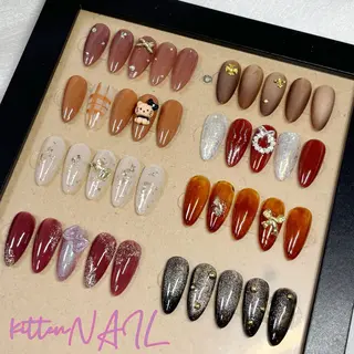 ネイル コネコネイルサロン モデル用のネイルデザイン