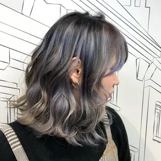 ミディアム カラー レイヤー⭐️カラー ⭐️平川雅史のヘアスタイル