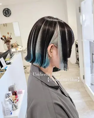 ショート カラー ヘアアレンジ E Komo hair所属・Wow❕E Komo hair 永井一輝のヘアスタイル