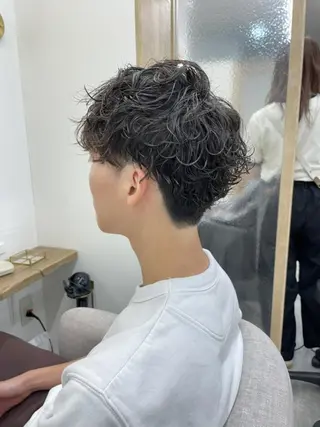 ショート パーマ メンズ Rinko リンコのヘアスタイル