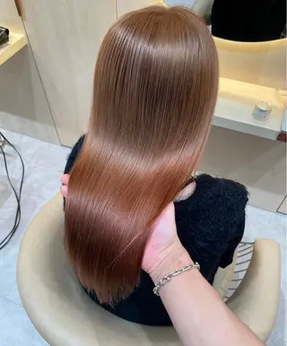 ロング ボブ/顔周りカット /縮毛矯正/鈴木隆太のヘアスタイル