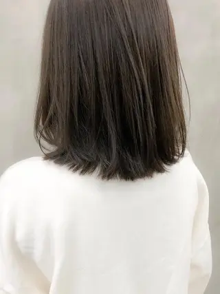 ミディアム ショート・ボブ 徳竹淳一のヘアスタイル