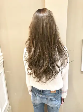 ロング カラー 神野 雅樹のヘアスタイル