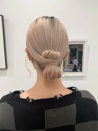 セミロング ヘアアレンジ NOA solte. 本間さつきのヘアスタイル