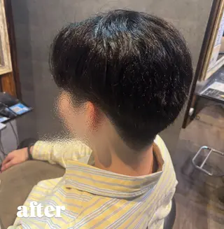 ショート メンズ メンズカットモデル 無料Ai🌙松本のヘアスタイル