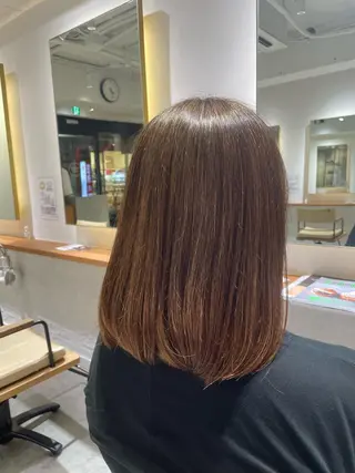 ミディアム カラー enu tokyo所属・🪸カラーモデル募集 🪸RaNのヘアスタイル