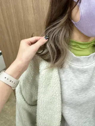 ミディアム SOAR所属・【髪質改善・コテ巻き パーマ】　長浜千紘のヘアスタイル