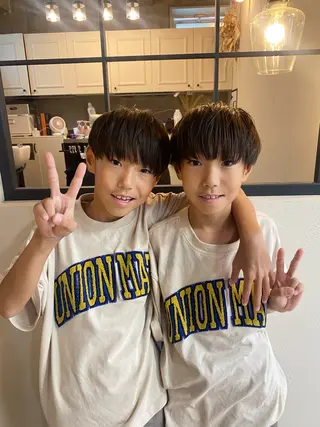 メンズ キッズ XELM高崎 🤍Kyokaのヘアスタイル