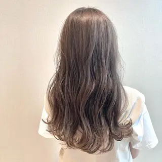 ロング カラー 切りっぱなしボブ/ 蒲生四丁目/伊藤瑠唯のヘアスタイル