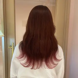 ロング マホ/日吉/髪質改善 /レイヤー/ガーリーのヘアスタイル