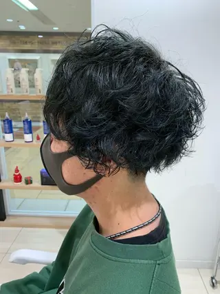 パーマ メンズ lore 金杉悠作のヘアスタイル