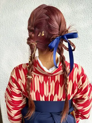 ロング 【カメレオン】 上村 祥子のヘアスタイル