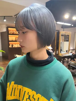 ショート カラー nendo_hair所属・ハイトーン/ボブ 🎀sonokaのヘアスタイル