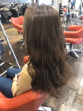 ロング カラー デザインカラー🌈 高木リョウのヘアスタイル