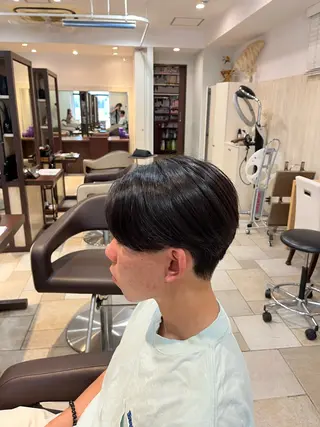 パーマ メンズ 大人透明感艶カラー 寺田稜のヘアスタイル