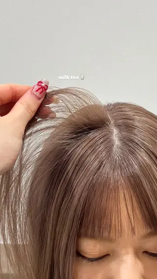 カラー 服部 沙弥佳のヘアスタイル