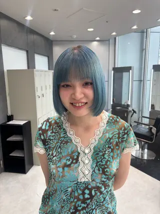 ミディアム カラー ミルクティー/ピンク カラー/ みう🎀のヘアスタイル