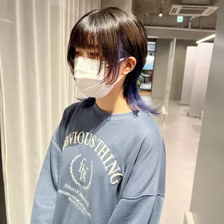 ミディアム 🐺立川のウルフ屋 さん🐺おかみ🐺のヘアスタイル