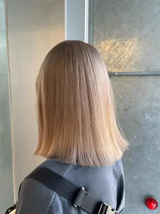 ミディアム カラー ヘアアレンジ 🍃柔らかヘアー田中 瑞希🍃のヘアスタイル