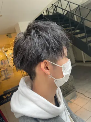 ショート カラー メンズ 🌼韓国ヘア🌼 田中義也のヘアスタイル